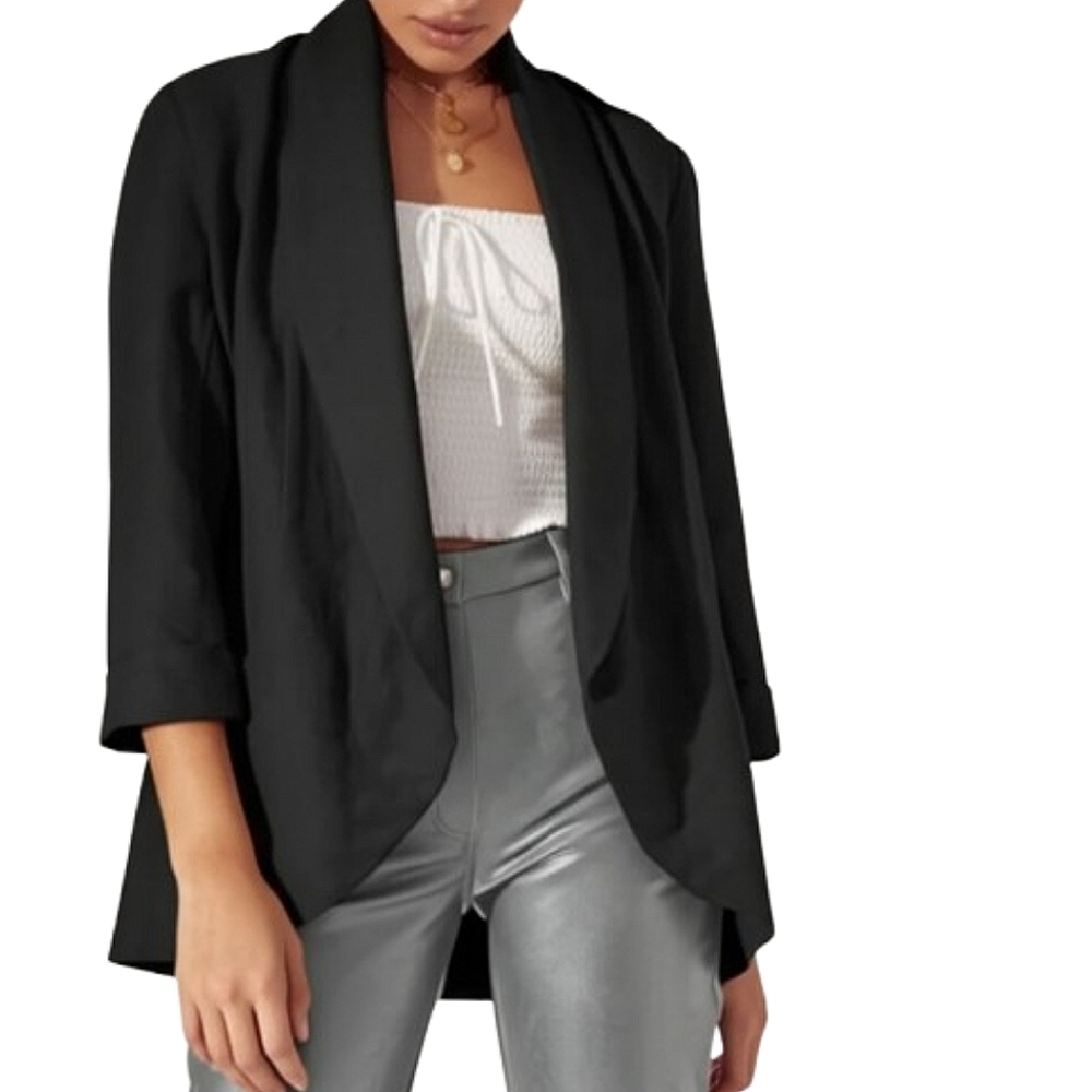 Aritzia WILFRED Chevalier Linen Blend Blazer